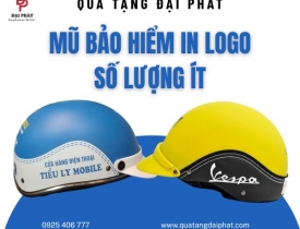 CÓ NÊN ĐẶT MŨ BẢO HIỂM IN LOGO SỐ LƯỢNG ÍT? GIẢI PHÁP CHO DOANH NGHIỆP NHỎ
