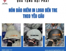 ĐỊA CHỈ LÀM NÓN BẢO HIỂM IN LOGO BẾN TRE THEO YÊU CẦU