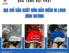 ĐỊA CHỈ SẢN XUẤT NÓN BẢO HIỂM IN LOGO BÌNH DƯƠNG THEO YÊU CẦU