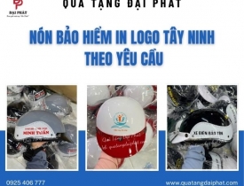 ĐỊA CHỈ SẢN XUẤT NÓN BẢO HIỂM IN LOGO TÂY NINH THEO YÊU CẦU