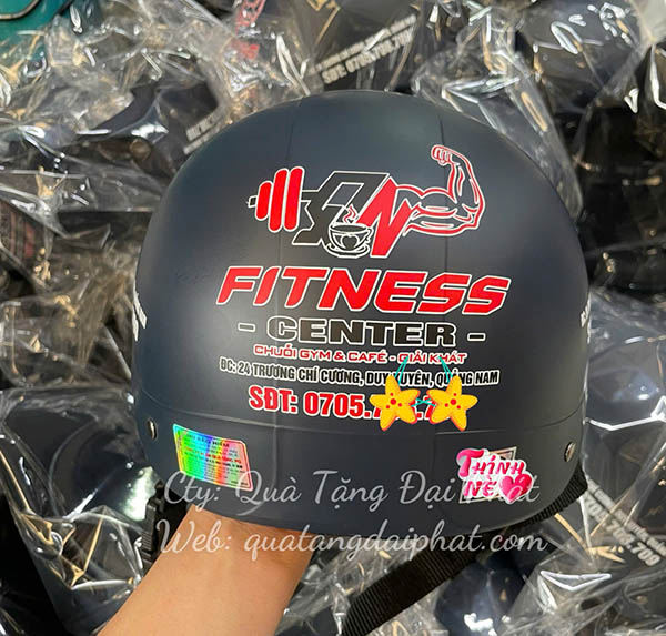 Mũ bảo hiểm in logo chất lượng tại Đại Phát