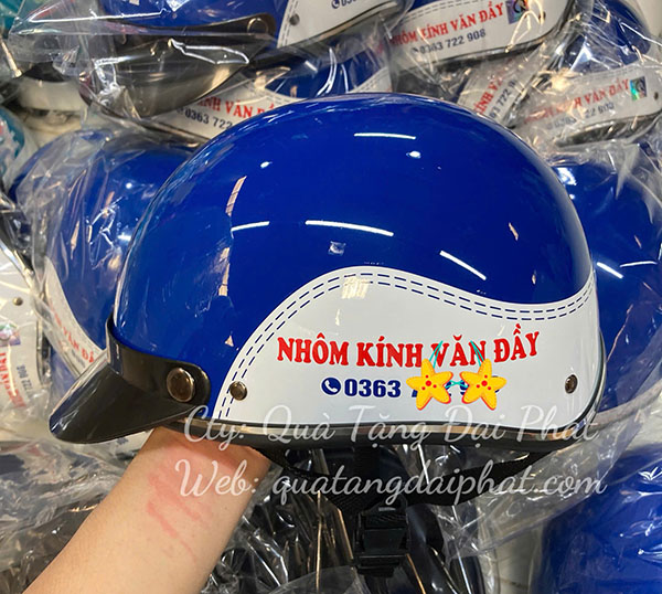 Lưu ý khi đặt nón bảo hiểm in logo