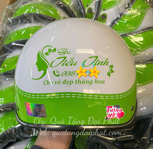 Làm sao để đặt nón bảo hiểm in logo với giá tốt?