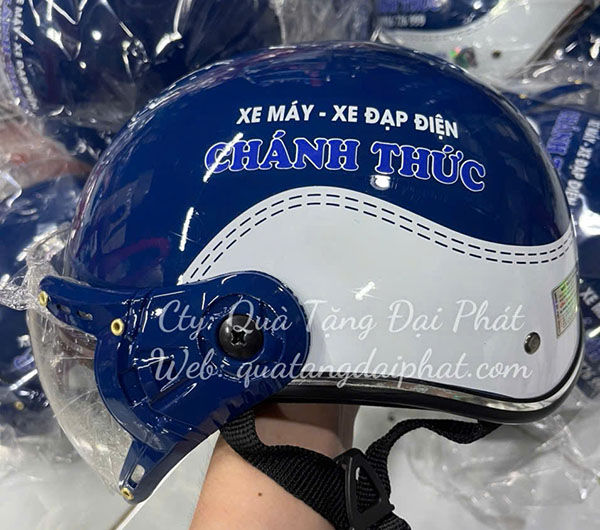 Nón bảo hiểm nửa đầu có kính