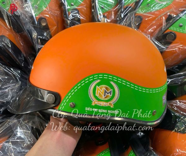 Nón bảo hiểm giả da