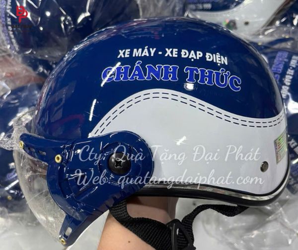 Nón bảo hiểm nửa đầu có kính