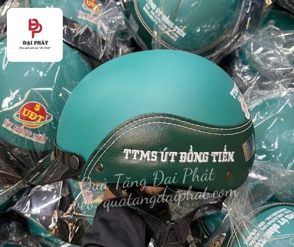 Nón bảo hiểm giả da