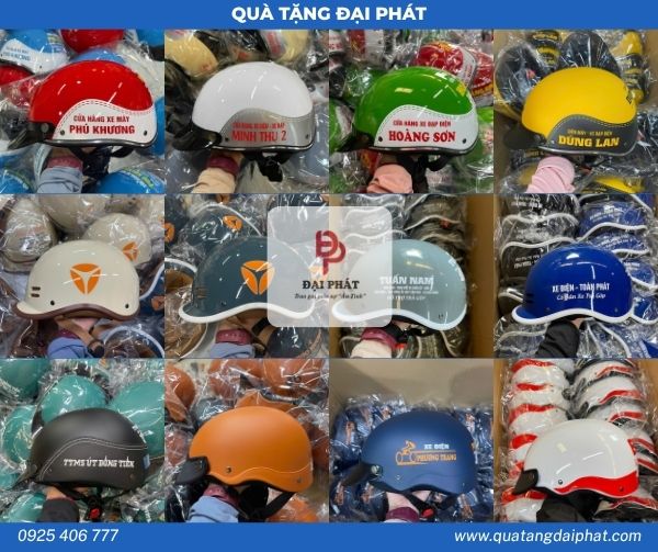 Tại sao doanh nghiệp Cà Mau nên chọn nón bảo hiểm in logo làm quà tặng?