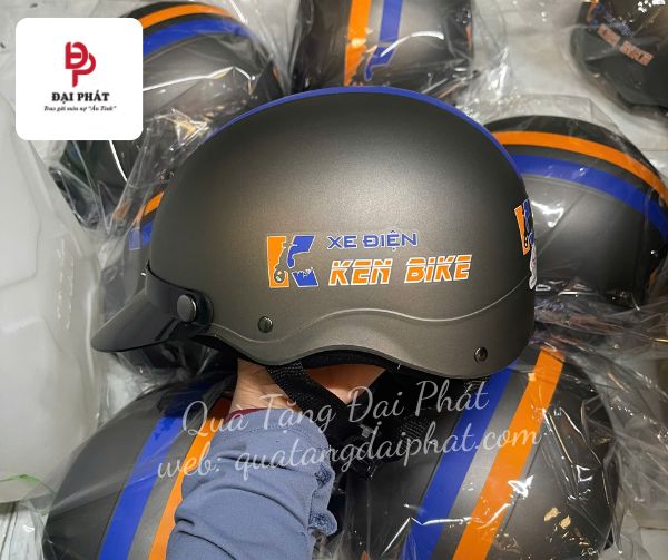 Nón bảo hiểm in logo form nón sơn