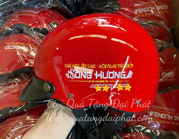 Giải pháp tối ưu khi cần mũ bảo hiểm in logo số lượng ít