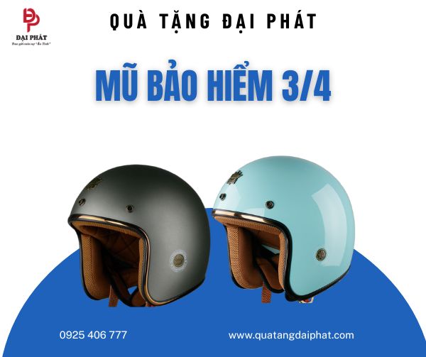 Mũ bảo hiểm 3/4