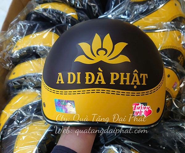 Nón bảo hiểm in logo sơn mờ