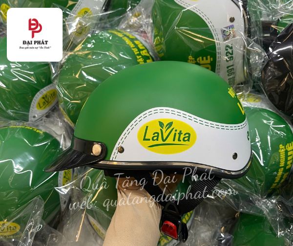 Nón bảo hiểm in logo - Giải pháp quảng cáo tiết kiệm chi phí