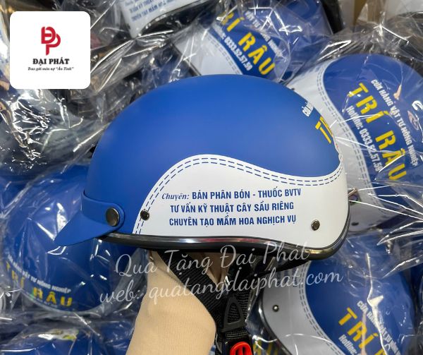 Quà Tặng Đại Phát - Xưởng sản xuất nón bảo hiểm in logo Cần Thơ uy tín 