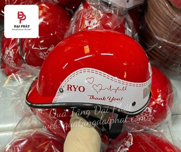 Nón bảo hiểm in logo là công cụ marketing giá rẻ