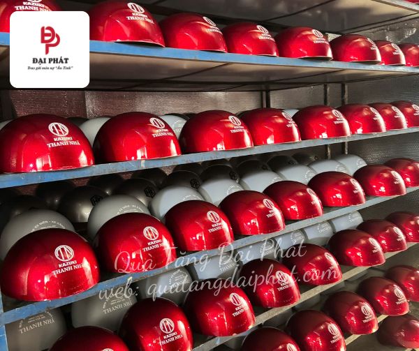 Quà Tặng Đại Phát - Địa chỉ in logo nón bảo hiểm tại Tây Ninh uy tín