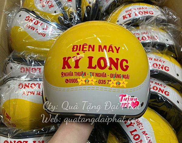 Quà tặng Đại Phát - Xưởng sản xuất nón bảo hiểm in logo chuyên nghiệp